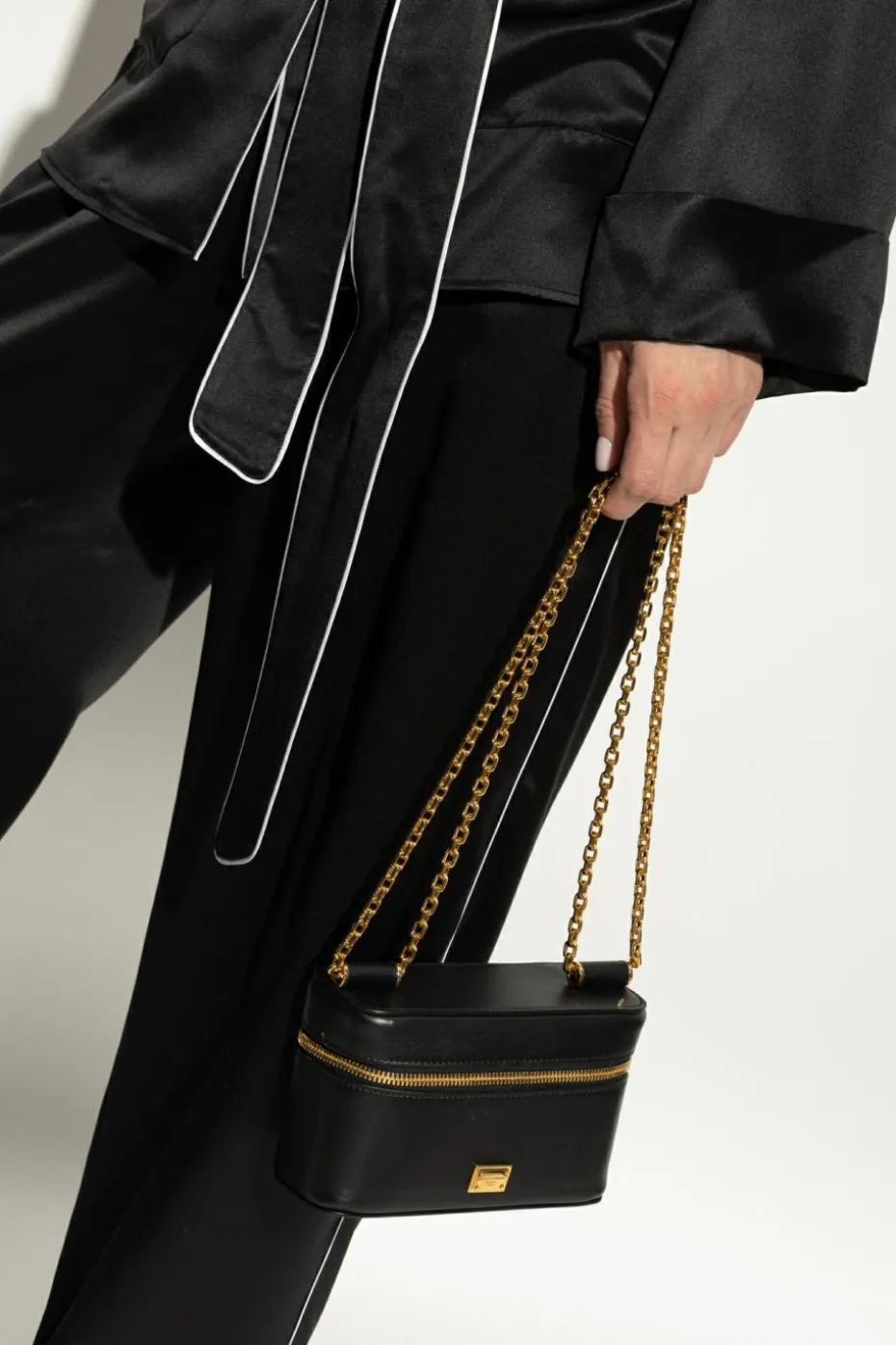 Dolce & Gabbana CZARNY Torba na ramię `Sicily`