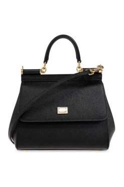 Dolce & Gabbana CZARNY Torba do ręki `Sicily Medium`
