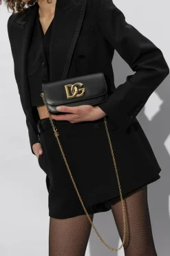Dolce & Gabbana CZARNY Torba na ramię ‘3.5’