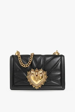 Dolce & Gabbana CZARNY Torba na ramię ‘Devotion Medium’