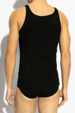 Dolce & Gabbana CZARNY T-shirt bez rękawów