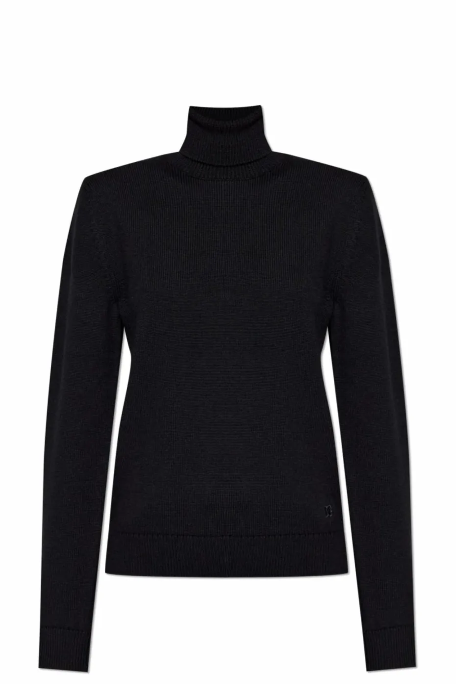 Dolce & Gabbana CZARNY Wełniany golf