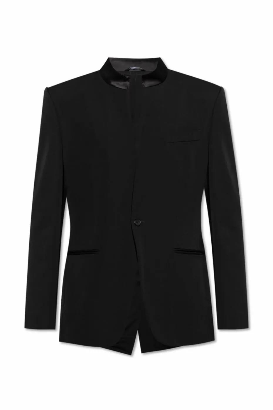 Dolce & Gabbana CZARNY Wełniana marynarka