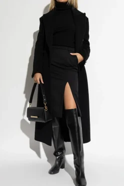 Dolce & Gabbana CZARNY Wełniana spódnica