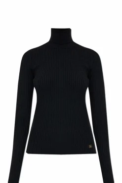 Dolce & Gabbana CZARNY Wełniany sweter