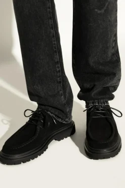Dolce & Gabbana CZARNY Zamszowe buty