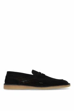 Dolce & Gabbana CZARNY Zamszowe buty typu `loafers`