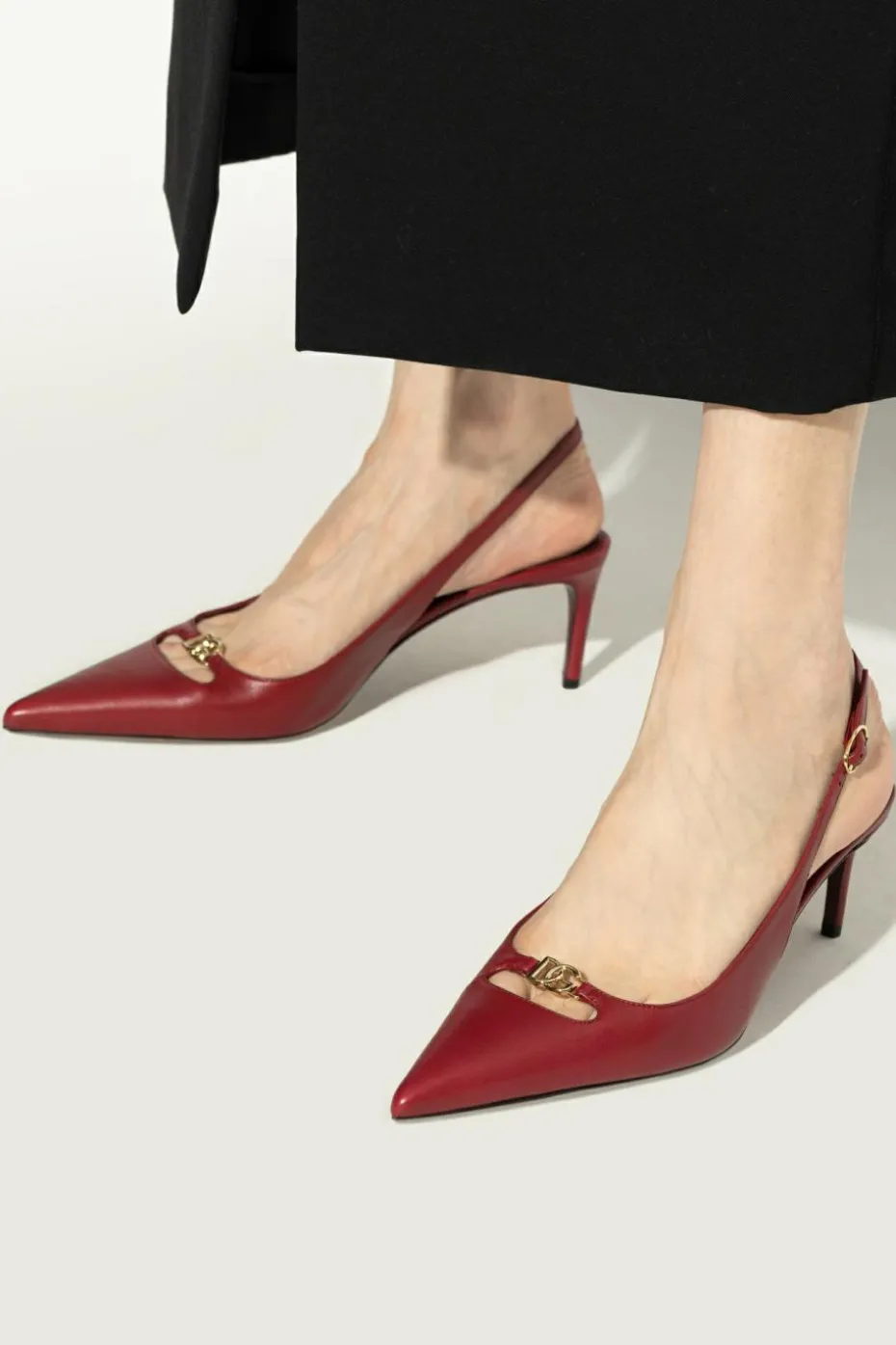 Dolce & Gabbana CZERWONY Buty na obcasie