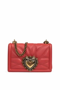Dolce & Gabbana CZERWONY Torba na ramię `Devotion Medium`