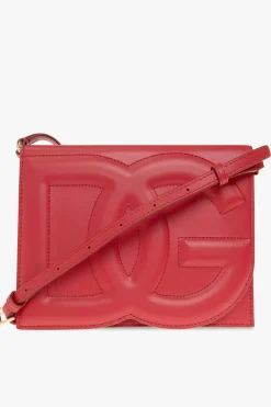 Dolce & Gabbana CZERWONY Torba na ramię z logo