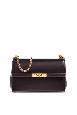 Dolce & Gabbana FIOLETOWY Torba na ramię ‘Marlene Mini’