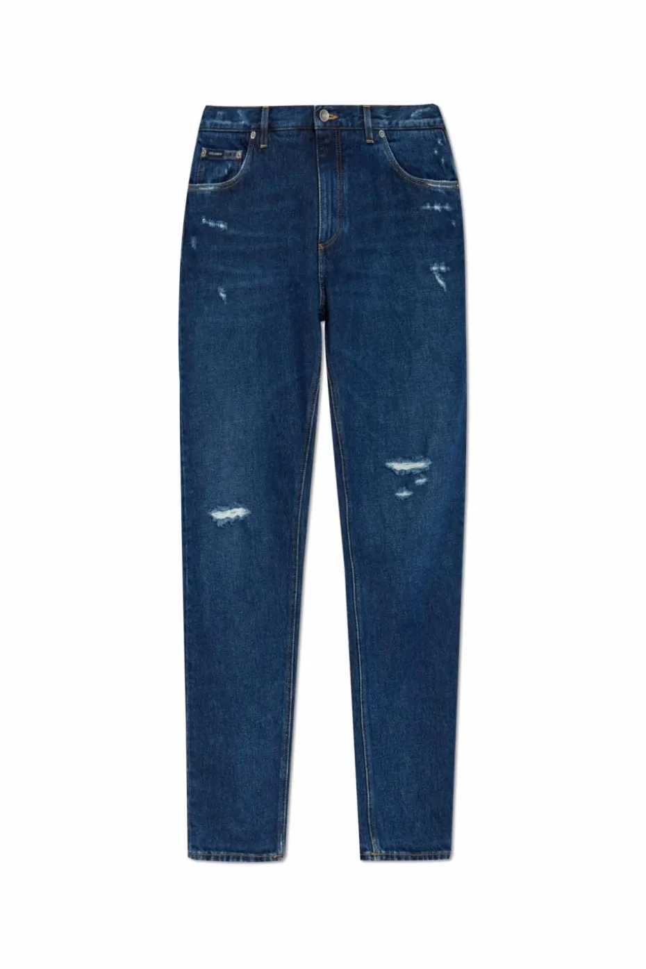 Dolce & Gabbana GRANATOWY Jeansy typu `loose`