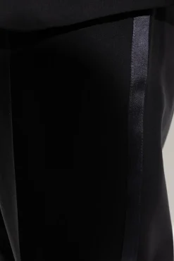 Dolce & Gabbana GRANATOWY Wełniany trzyczęściowy garnitur