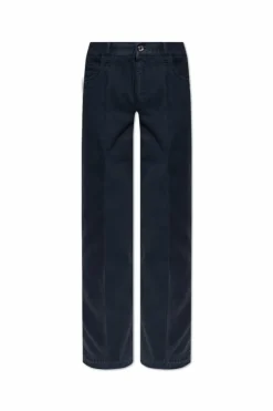 Dolce & Gabbana GRANATOWY Jeansy z logo