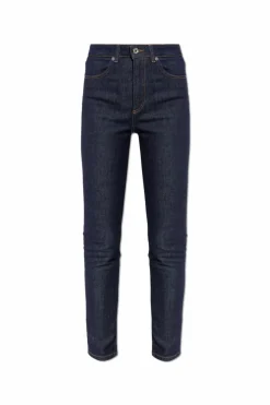 Dolce & Gabbana GRANATOWY Jeansy z logo