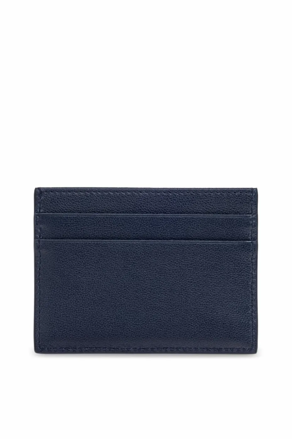 Dolce & Gabbana GRANATOWY Skórzane etui na karty
