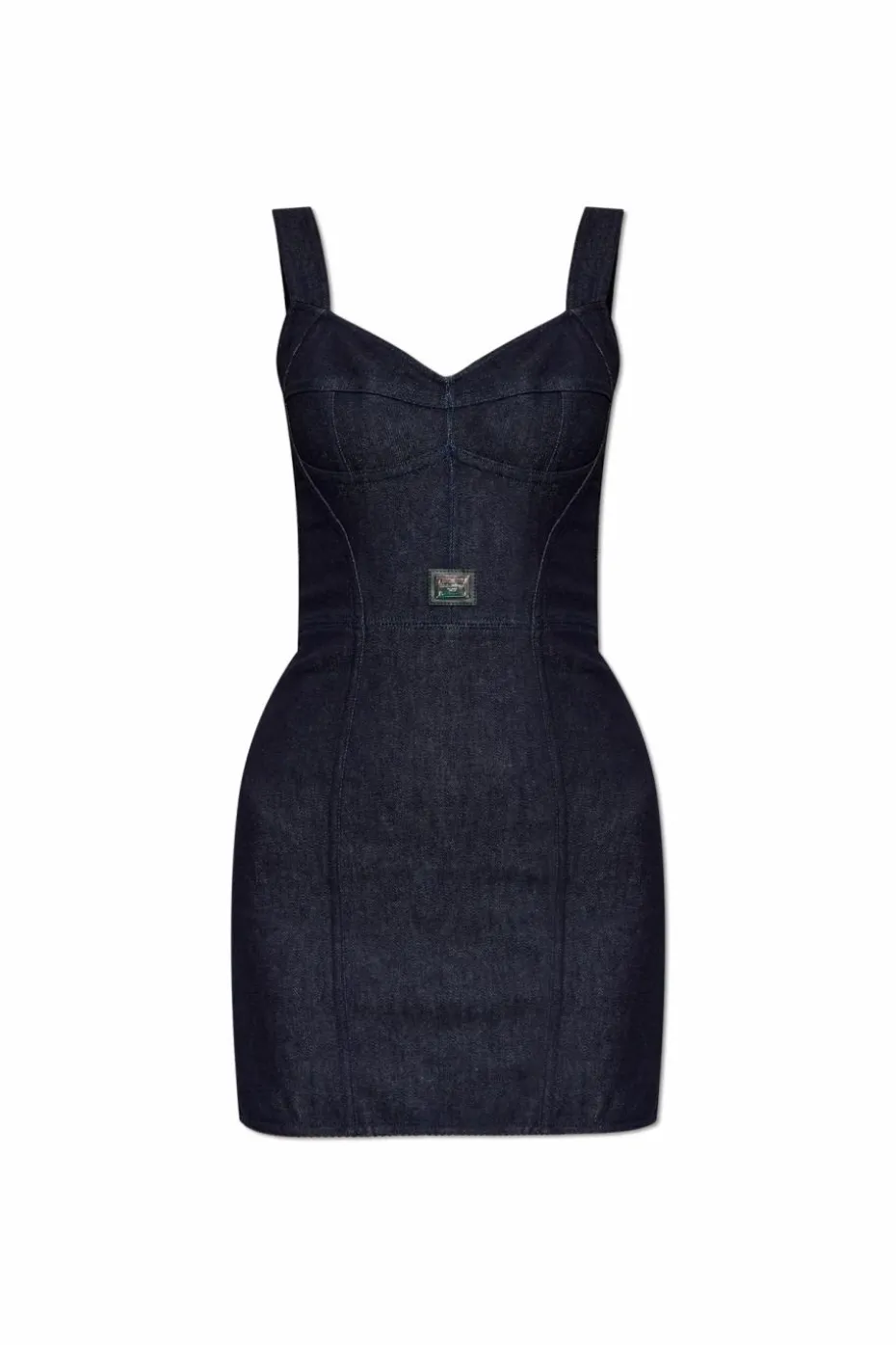 Dolce & Gabbana GRANATOWY Jeansowa sukienka