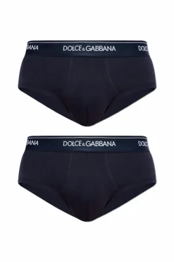 Dolce & Gabbana GRANATOWY Dwupak slipów