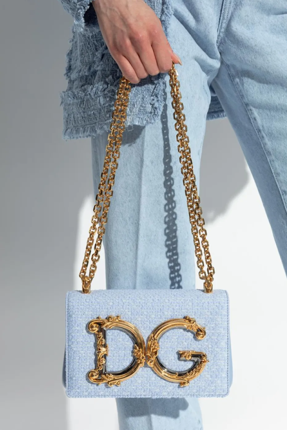 Dolce & Gabbana jasnoniebieski Torba na ramię `DG Girls`