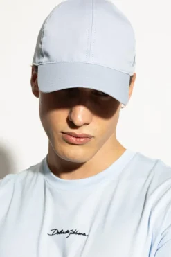 Dolce & Gabbana jasnoniebieski Czapka z daszkiem