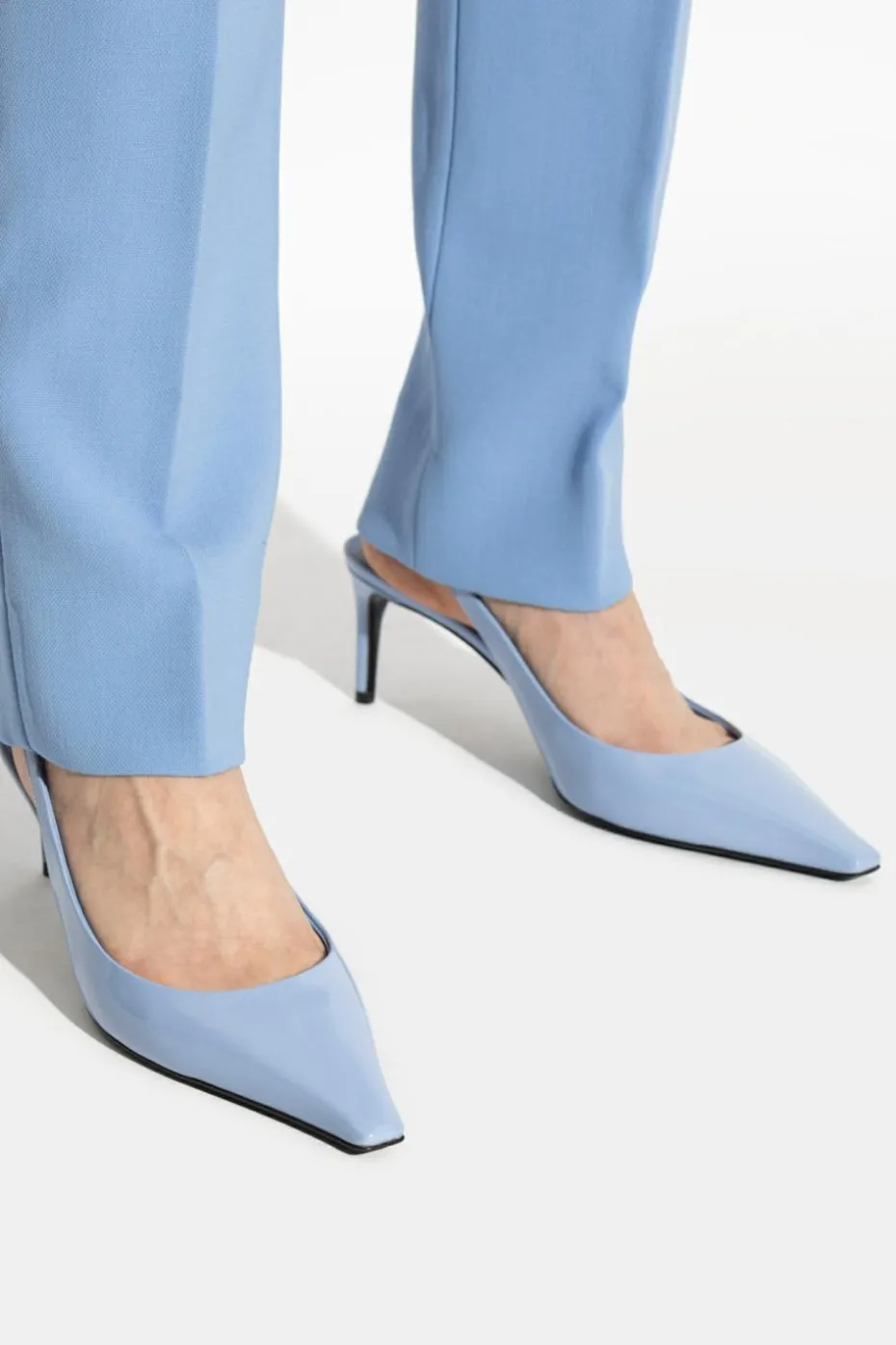 Dolce & Gabbana jasnoniebieski Buty na obcasie