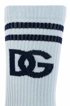 Dolce & Gabbana jasnoniebieski Skarpety z logo