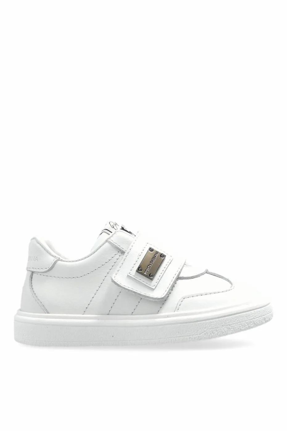 Dolce & Gabbana Kids BIAŁY Buty sportowe z aplikacją