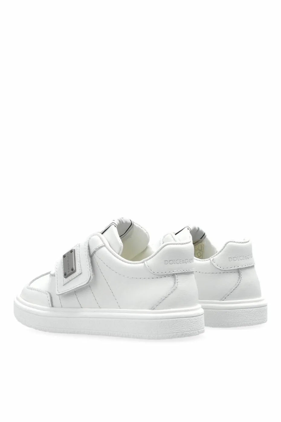 Dolce & Gabbana Kids BIAŁY Buty sportowe z aplikacją