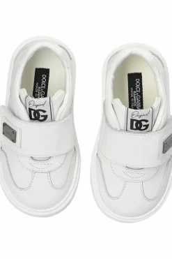 Dolce & Gabbana Kids BIAŁY Buty sportowe z aplikacją