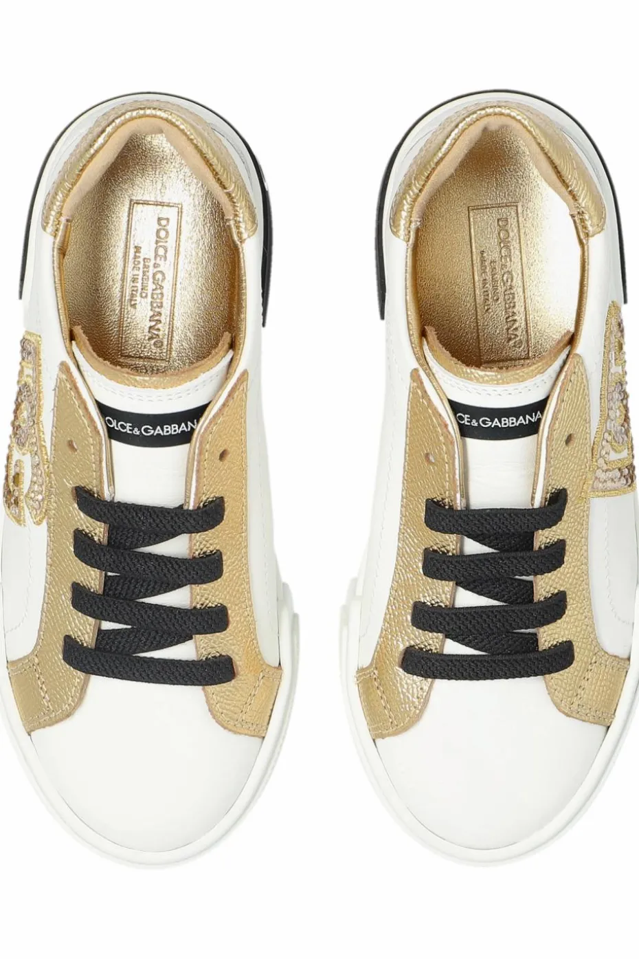 Dolce & Gabbana Kids BIAŁY Buty z logo