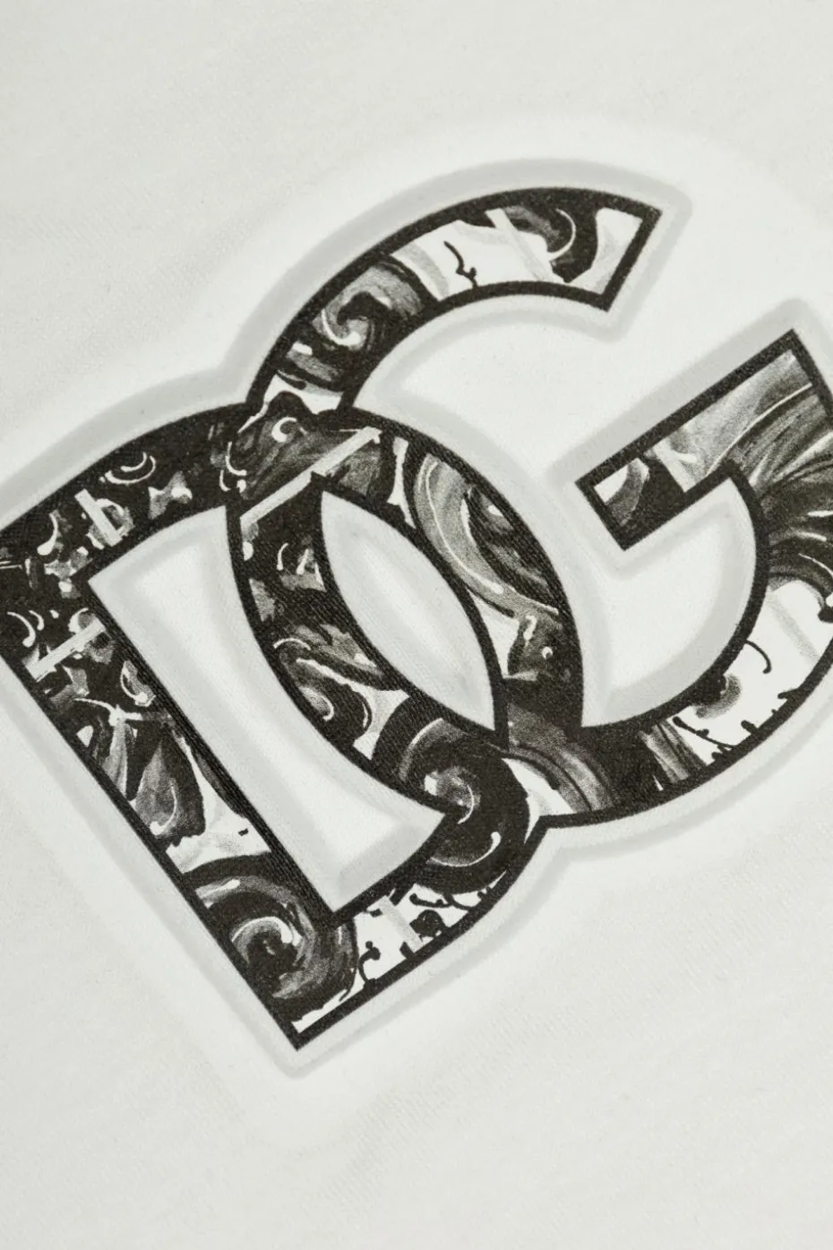Dolce & Gabbana Kids BIAŁY T-shrt z logo