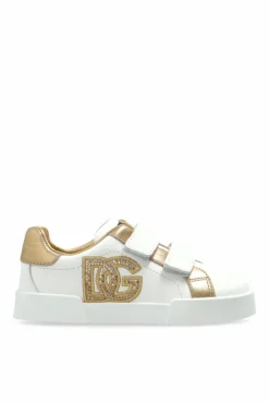 Dolce & Gabbana Kids BIAŁY Buty z logo