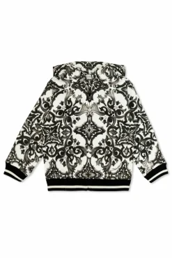 Dolce & Gabbana Kids CZARNY Bluza z kapturem