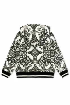 Dolce & Gabbana Kids CZARNY Bluza z kapturem