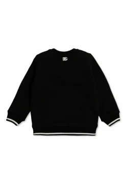 Dolce & Gabbana Kids CZARNY Bluza z logo