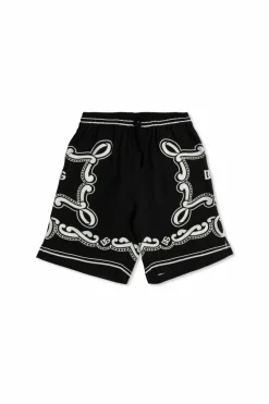 Dolce & Gabbana Kids CZARNY Bermudy ze wzorem