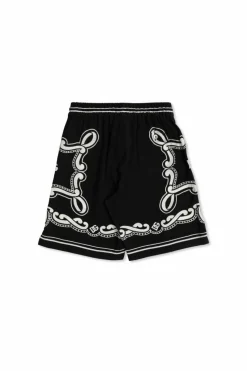 Dolce & Gabbana Kids CZARNY Bermudy ze wzorem