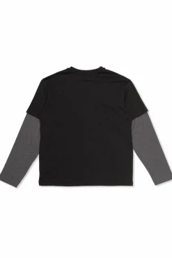 Dolce & Gabbana Kids CZARNY T-shirt z logo