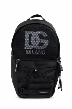 Dolce & Gabbana Kids CZARNY Plecak z logo