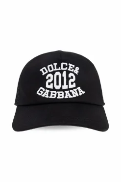 Dolce & Gabbana Kids CZARNY Czapka z logo