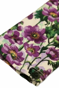 Dolce & Gabbana Kids FIOLETOWY Komplet ze wzorem w kwiaty