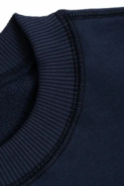Dolce & Gabbana Kids GRANATOWY Bluza z wypukłym logo