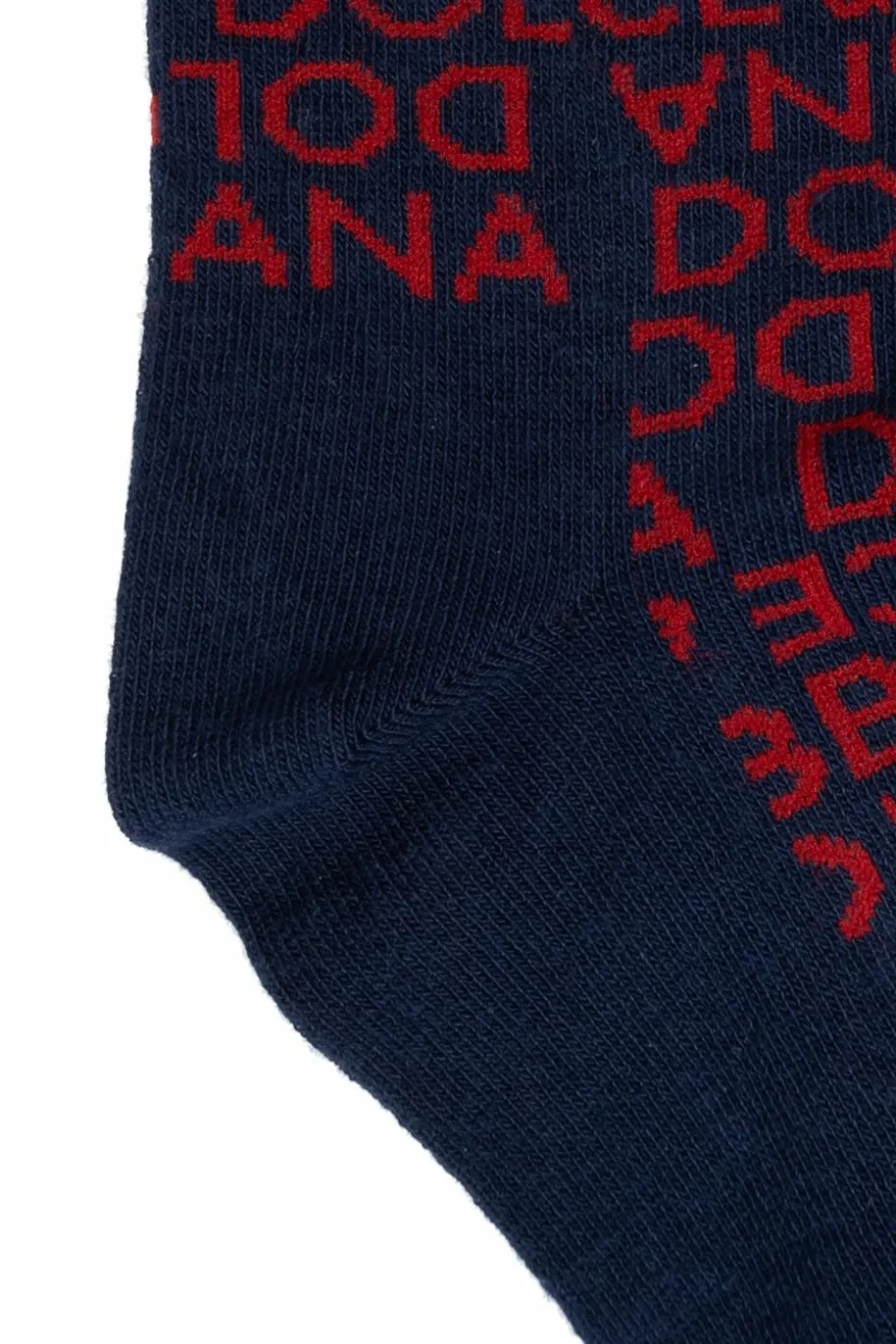 Dolce & Gabbana Kids GRANATOWY Rajstopy z monogramem
