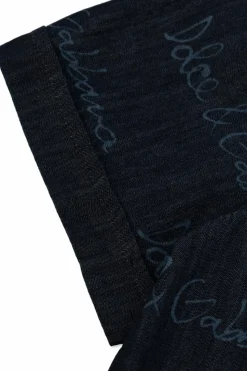 Dolce & Gabbana Kids GRANATOWY Jeansowa koszula z kieszenią
