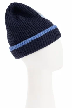 Dolce & Gabbana Kids GRANATOWY Czapka z logo
