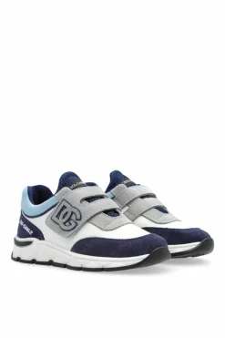 Dolce & Gabbana Kids GRANATOWY Buty sportowe z logo