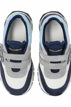 Dolce & Gabbana Kids GRANATOWY Buty sportowe z logo