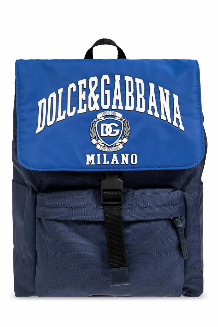 Dolce & Gabbana Kids GRANATOWY Plecak z logo