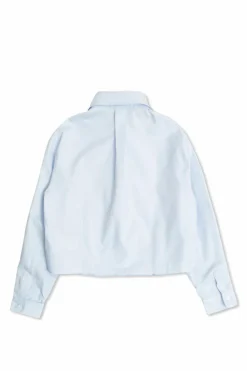 Dolce & Gabbana Kids jasnoniebieski Koszula z naszywką z logo
