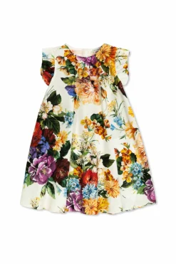 Dolce & Gabbana Kids MULTIKOLOR Sukienka z motywem kwiatowym